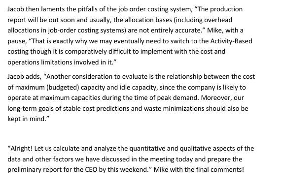 In order to complete your case analysis