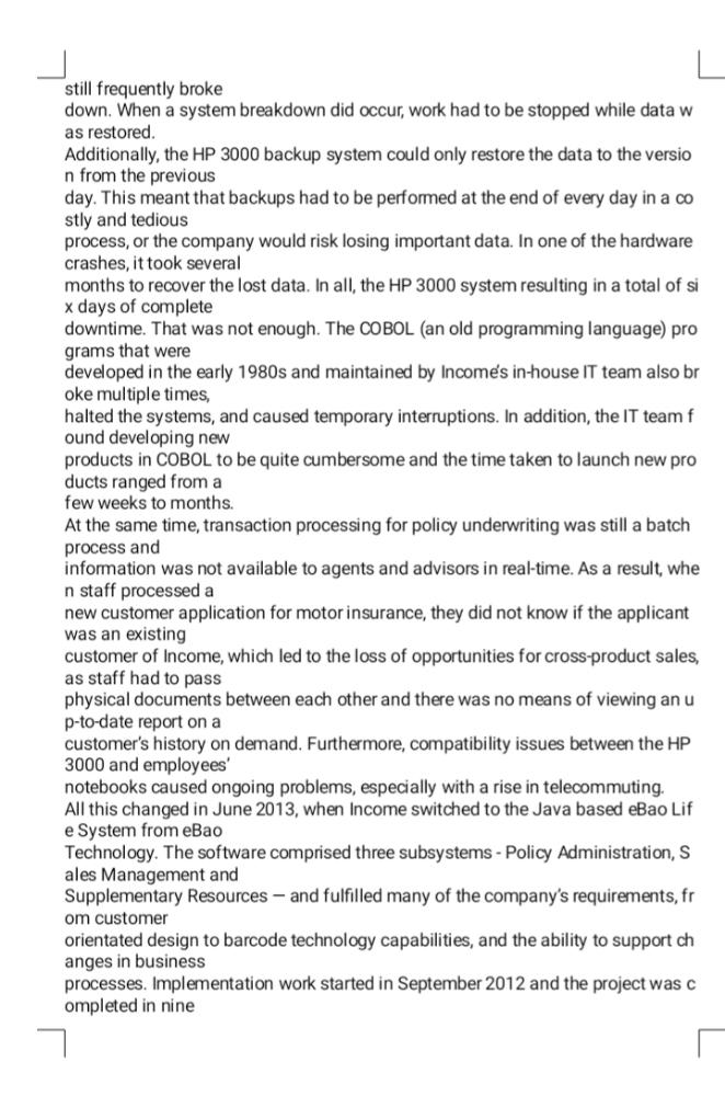 it Q5: Read the Case Study and attempt the