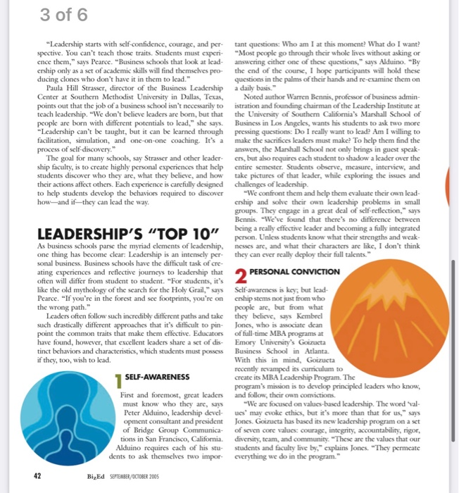 Read the article online, What Makes Leaders