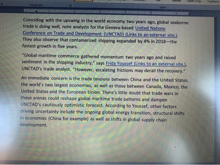 Answer the following questions: 1. Discuss the