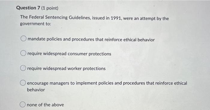 1 5 8 6 9 Question 9 (1 point) According to the