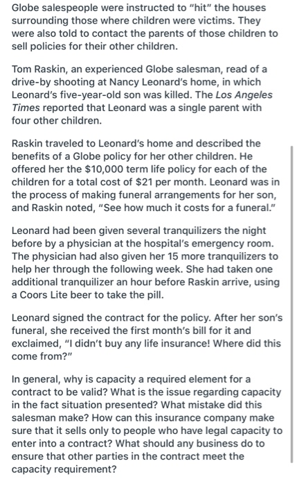 Please read the following and then you will