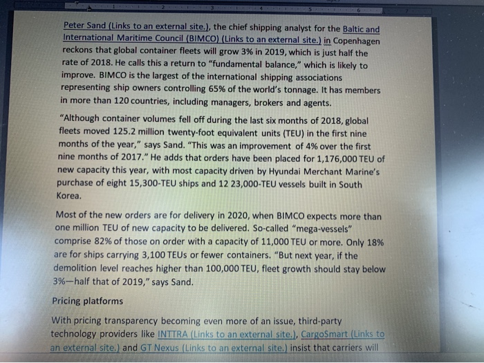 Answer the following questions: 1. Discuss the