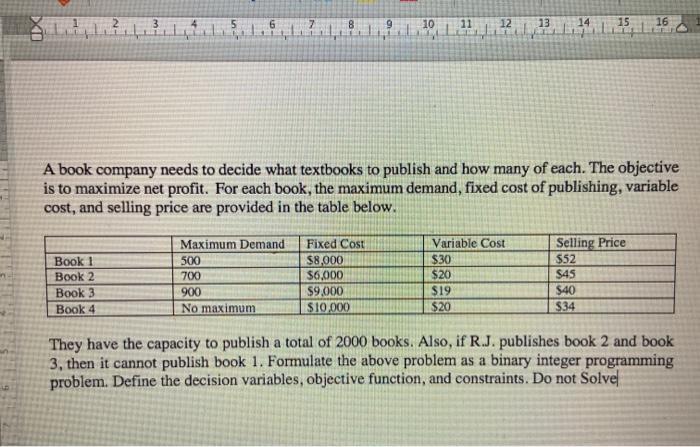 2 6 7 8 9 10 11 12 13 14 15 16 A book company