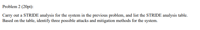 Problem 1 (20pt): Consider an IoT smart home