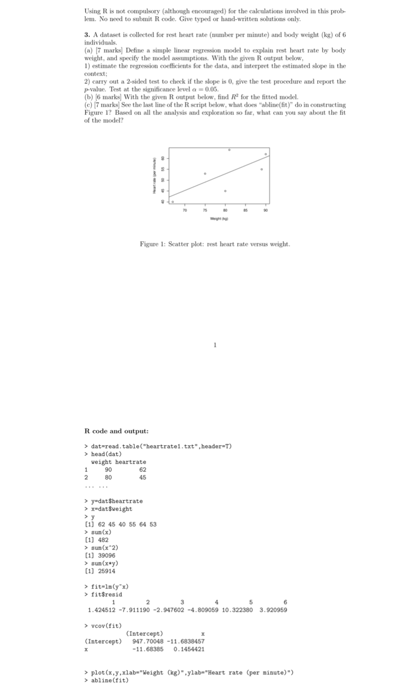 Using R is not compulsory (although encouraged)