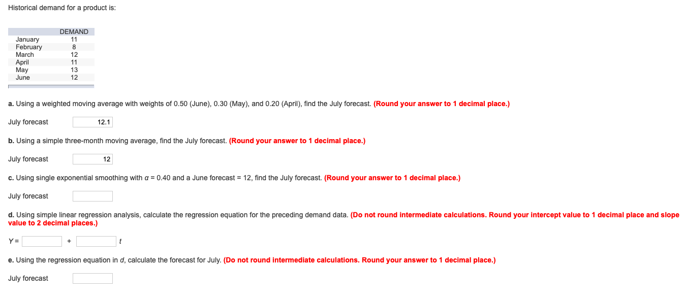 I need help with part C, D and E please.