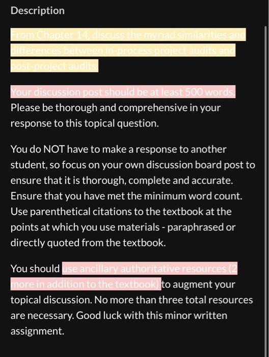 From Chapter 14, discuss the myriad similarities