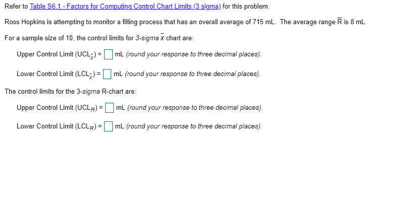 Sample Size, n 2 3 4 5 6 7 8 9 10 12 Mean Factor,