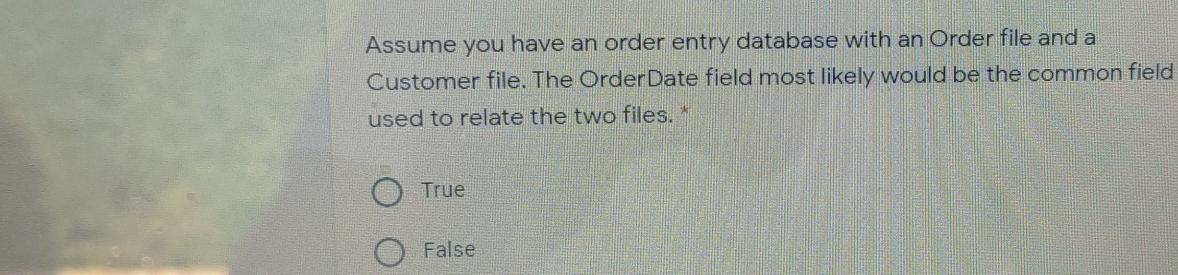 An associative entity is created to store data