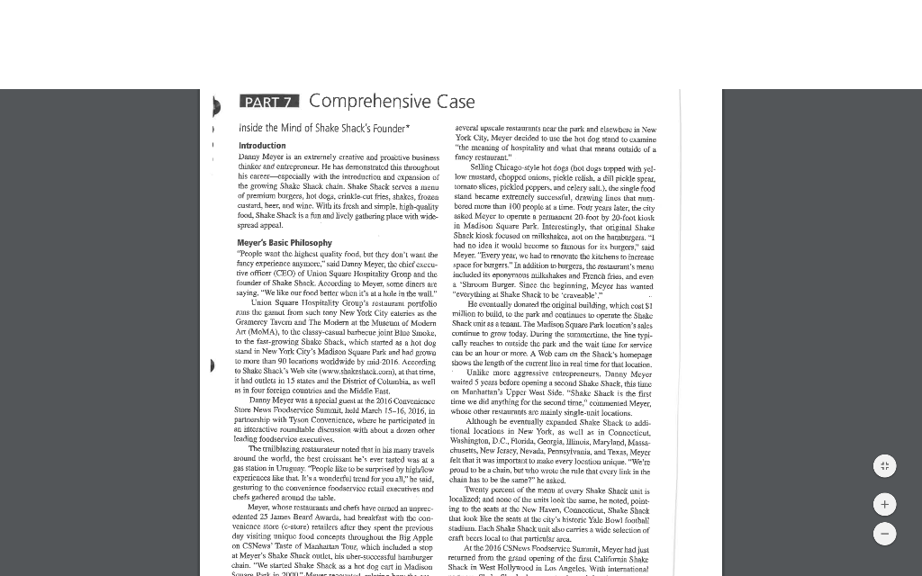 Answer questions 3-7 please PART 7 Comprehensive