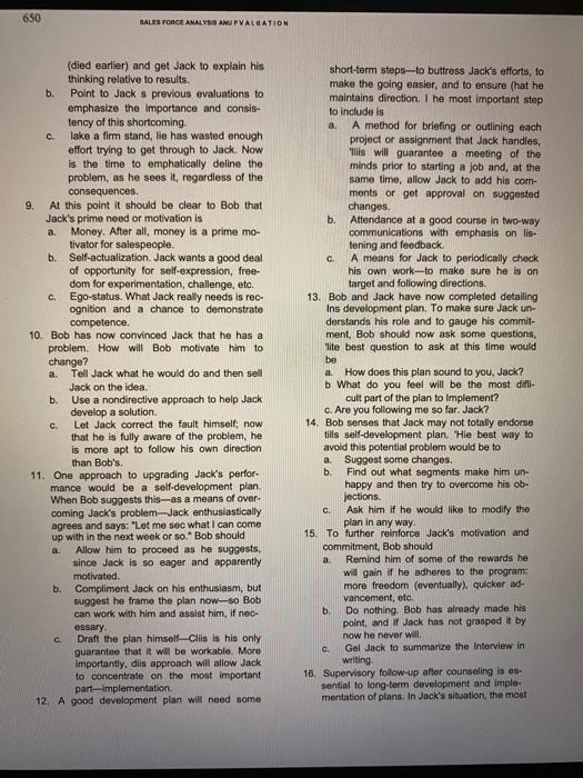 Please help. Thank you Jack Taylor's Performance