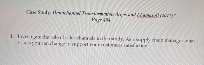 case study 3 Case Study: Omnichannel