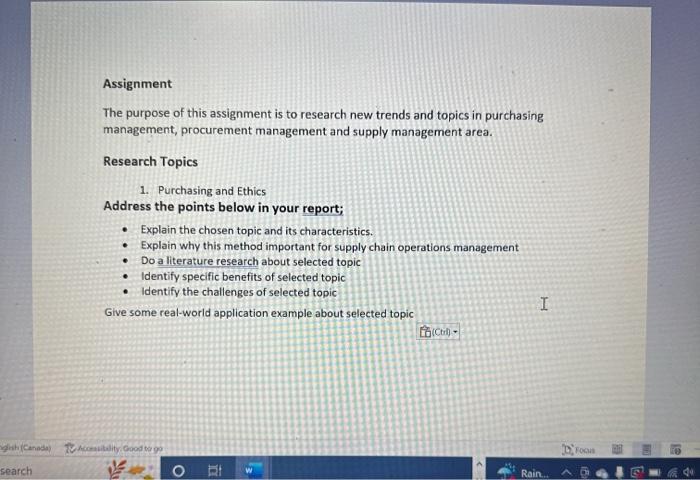 describe each subtopic. which given in pic and