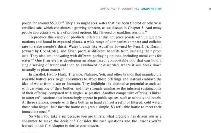 marketing ** please i need a unique answer 1. How