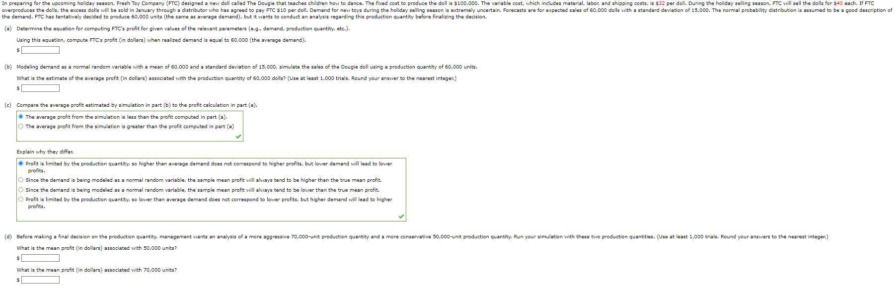 The image is perfectly readable. (a) Determine the equation for computing FTC's