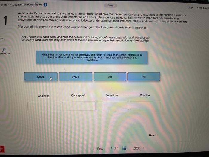 Saved Save I El Chapter 7. Decision Making Styles