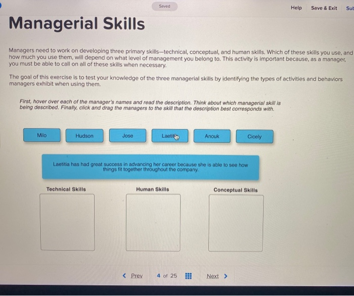 Managers need to work on developing three primary