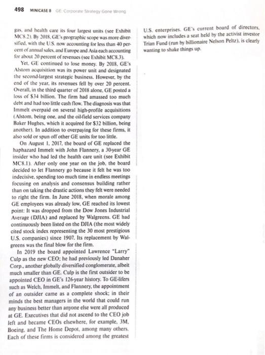 why was this case written? GE: Corporate Strategy