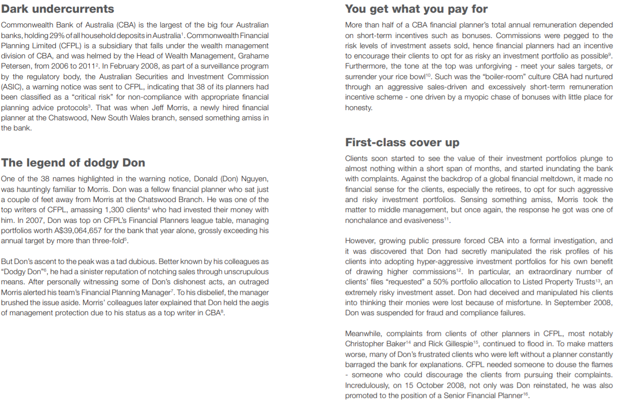 1. What areas of law are pertinent to this