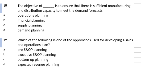 18 a The objective of is to ensure that there is