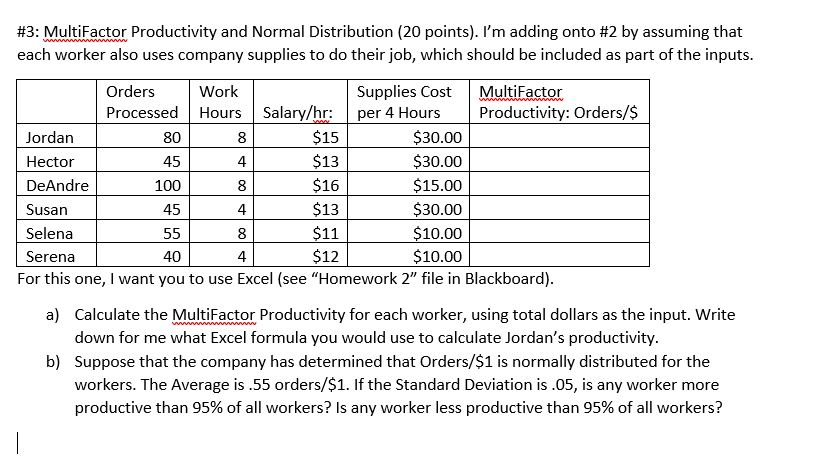 #3: MultiFactor Productivity and Normal