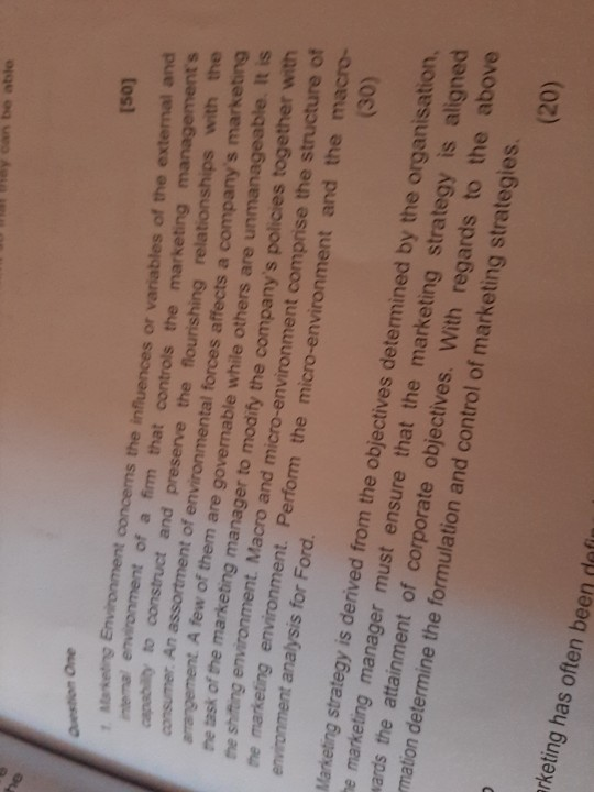 perform the micro-environment and the