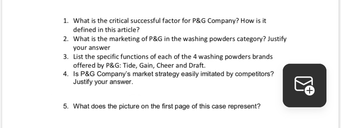 (ANSWER THESE IN YOUR WORDS ) HERE IS THE CASE