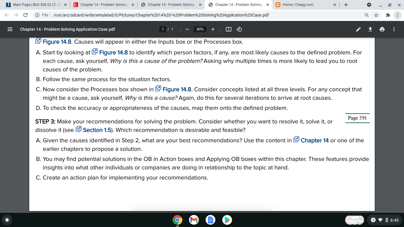 J Main Page | BUS 308 OL12-0X Chapter 14 -