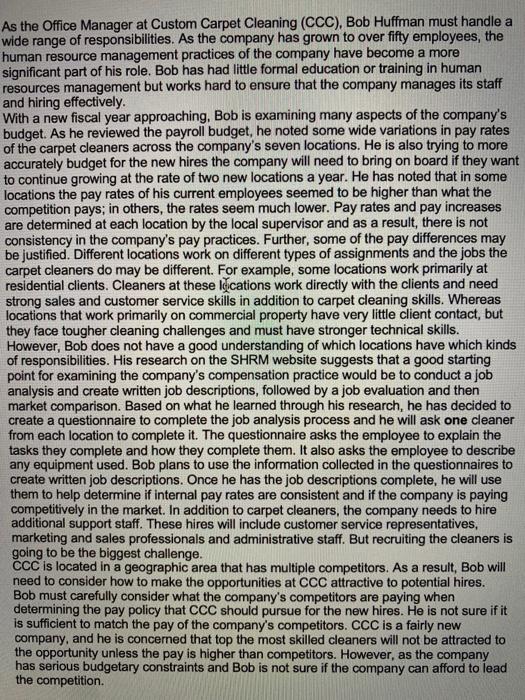 6. Make a final recommendation. What should Bob's