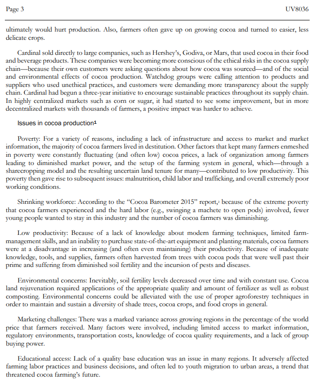 Case study questions: 2. Create a brief a