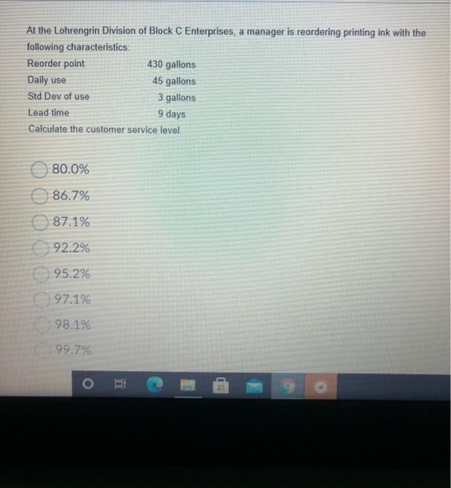 At the Lohrengrin Division of Block C