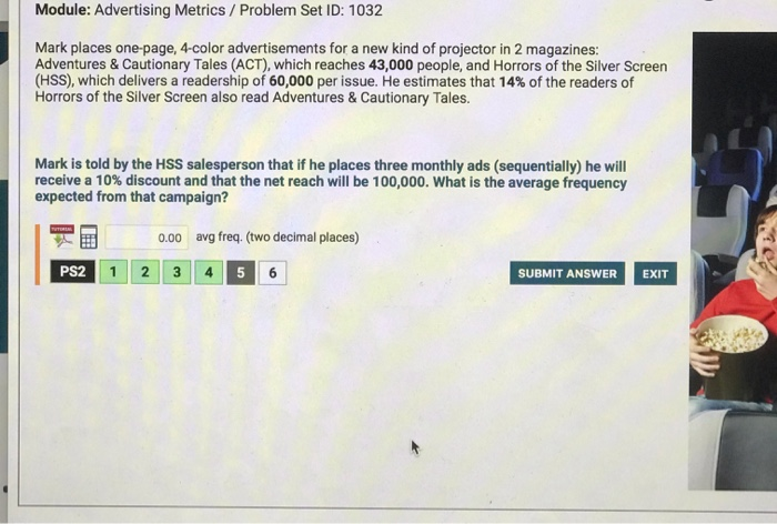 Module: Advertising Metrics / Problem Set ID: