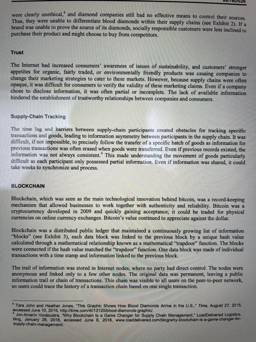 BLOCKCHAIN: A NEW SOLUTION FOR SUPPLY INTEGRITY