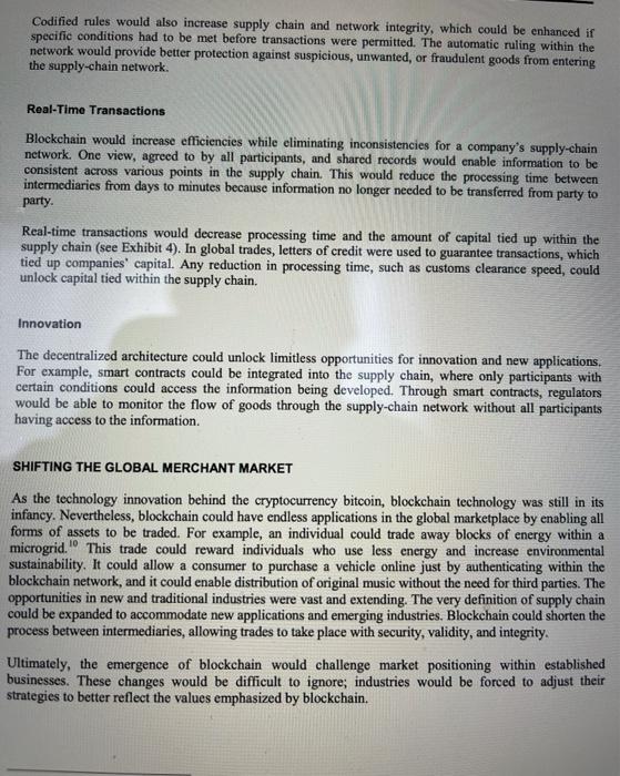 BLOCKCHAIN: A NEW SOLUTION FOR SUPPLY INTEGRITY