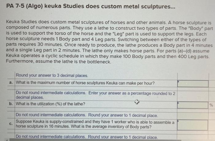 PA 7-5 (Algo) keuka Studies does custom metal