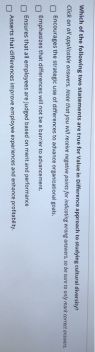 2 ans should select! Which of the following two