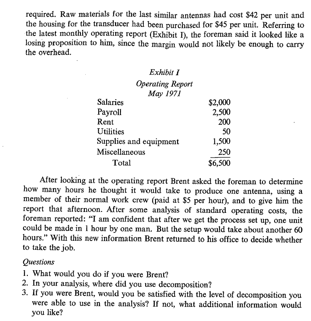 I need help with this problem Antenna Systems was