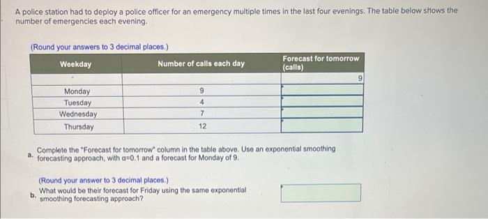 A police station had to deploy a police officer