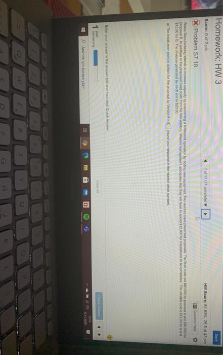 | Homework: HW 3 5 Score: 0 of 2 pts 1 Tof 17 (17