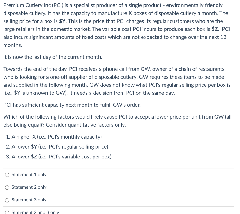 Premium Cutlery Inc (PCI) is a specialist