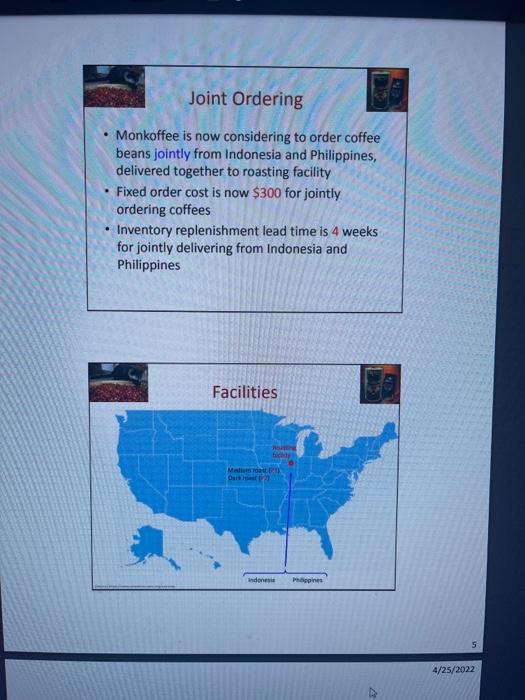 2-1 and 2-2 typed out please Joint Ordering