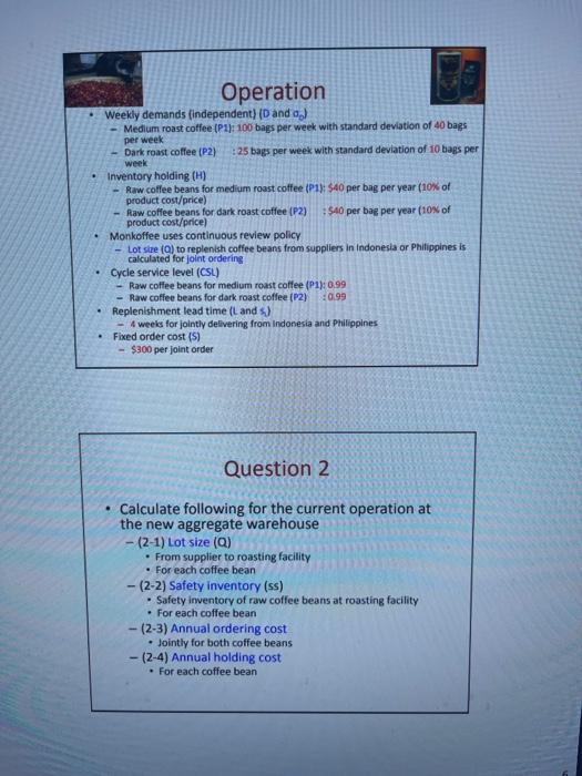 2-1 and 2-2 typed out please Joint Ordering