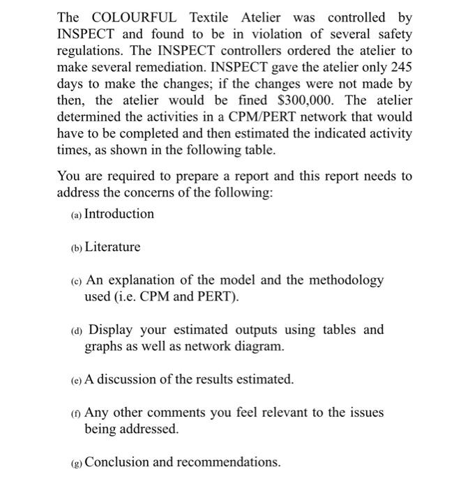 please explain also the calculations part please