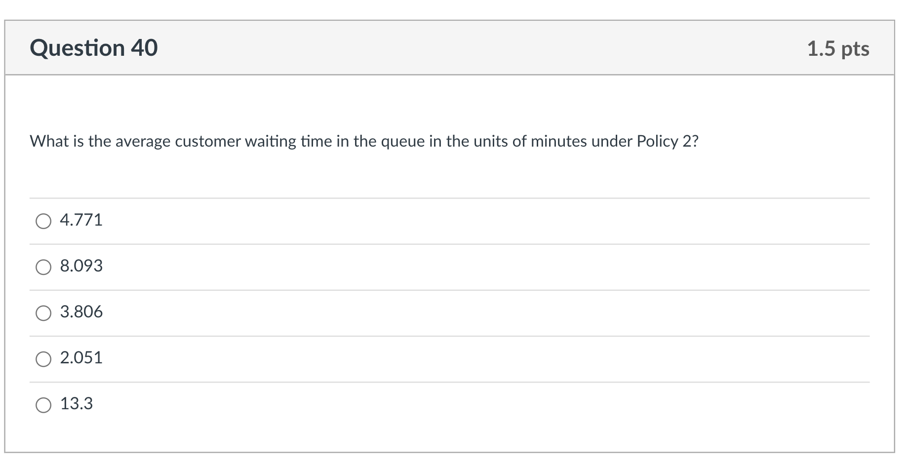 Which policy would you recommend? The TSA
