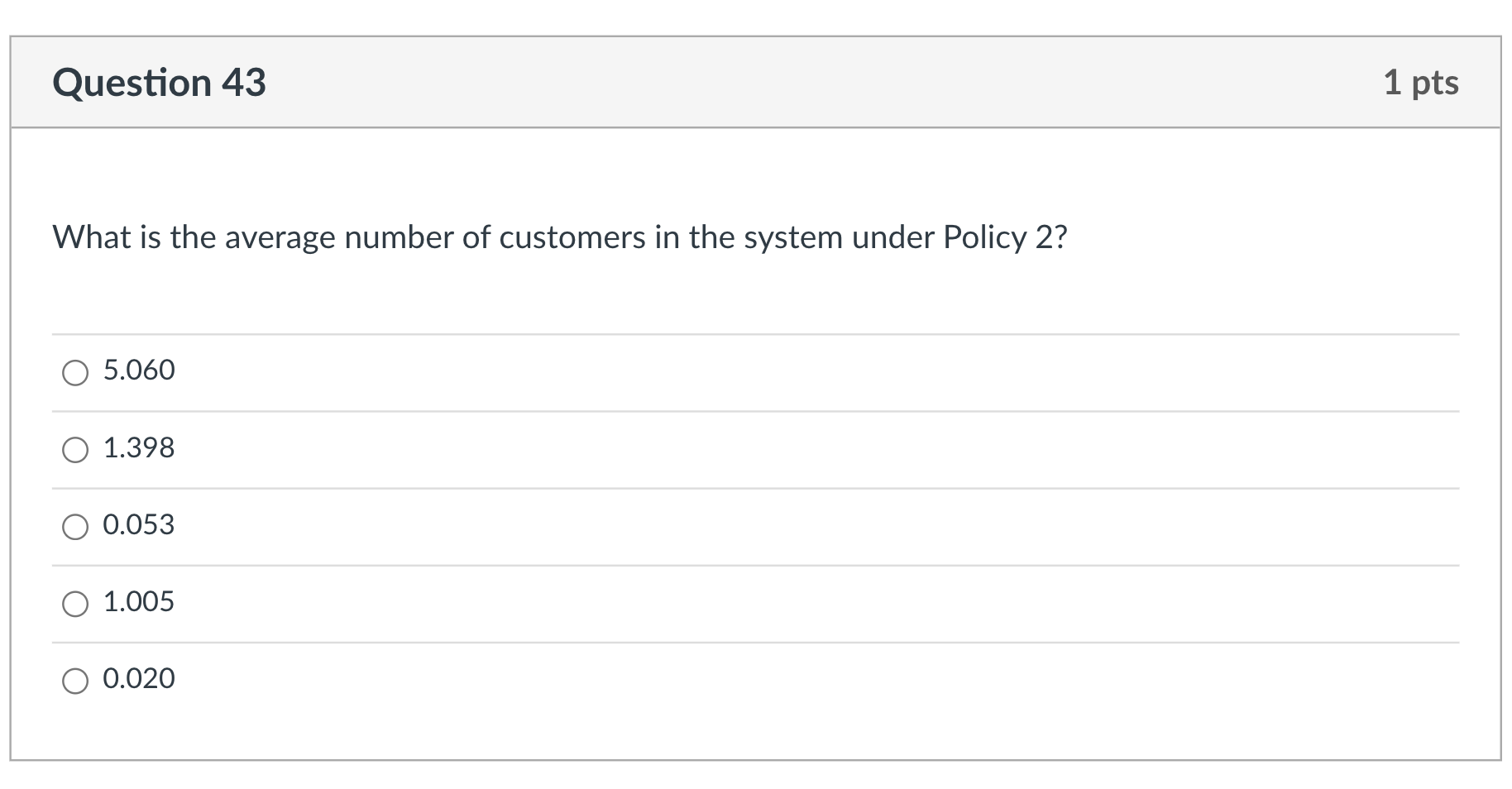 Which policy would you recommend? The TSA