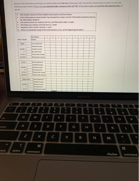 Based on the information in the box, you need to