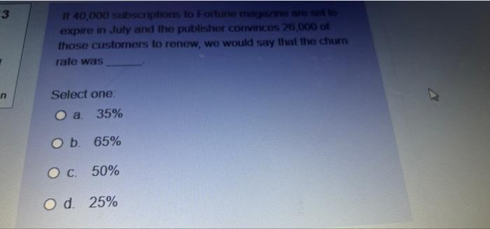 3 n If 40,000 subscriptions to Fortune magazine