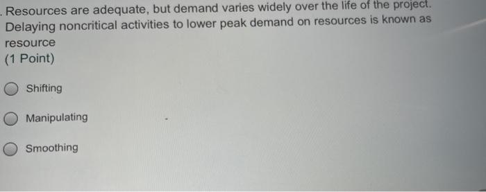 Resources are adequate, but demand varies widely