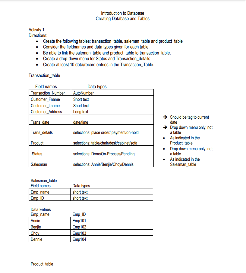 Need help with this activity Introduction to